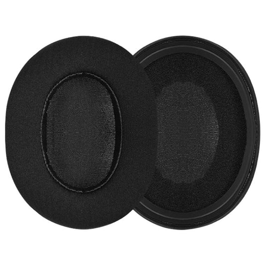2pcs Ice Silk Cloth Earphone Replacement Earpads Pads For Sony INZONE H3(Black) - Earmuff & Pad by buy2fix | Online Shopping UK | buy2fix