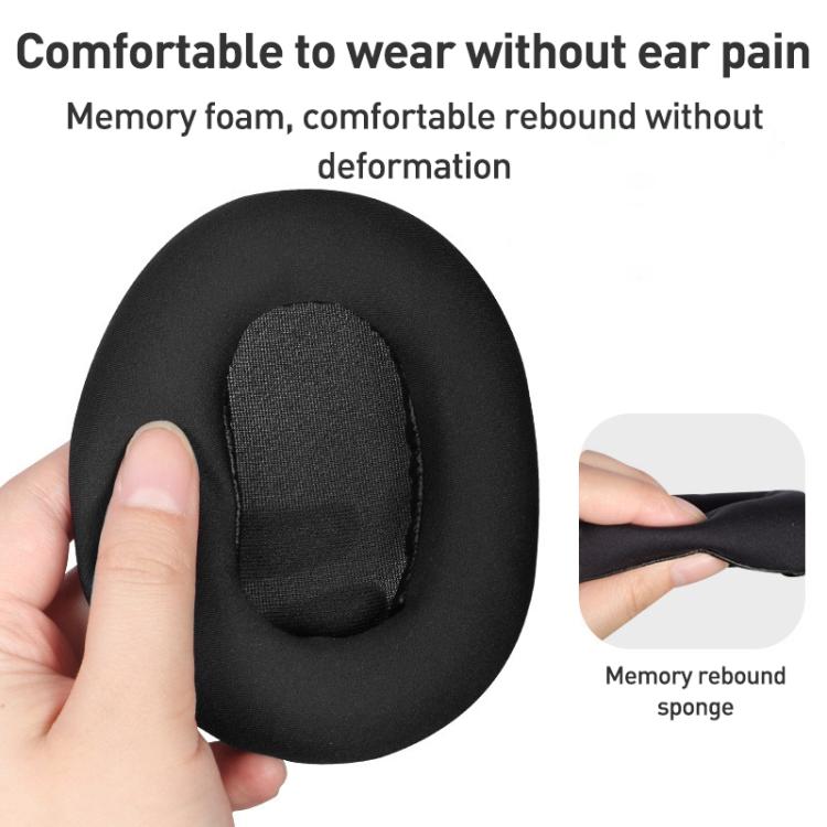 2pcs Magic Ice Skin Earphone Replacement Earpads Pads For Sony INZONE H9 / H7 / WH-G900N(Black Purple) - Earmuff & Pad by buy2fix | Online Shopping UK | buy2fix