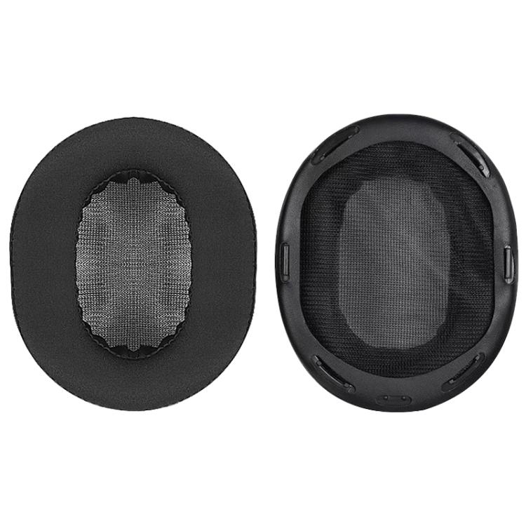 1 Pair Ice Silk Cloth Earphone Replacement Earpads Pads For Sony MDR-1A / MDR-1ADAC(Black) - Earmuff & Pad by buy2fix | Online Shopping UK | buy2fix