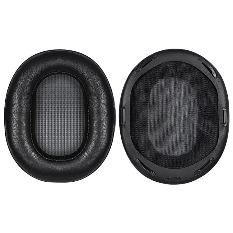 1 Pair Lambskin Earphone Replacement Earpads Pads For Sony MDR-1A / MDR-1ADAC(Black) - Earmuff & Pad by buy2fix | Online Shopping UK | buy2fix