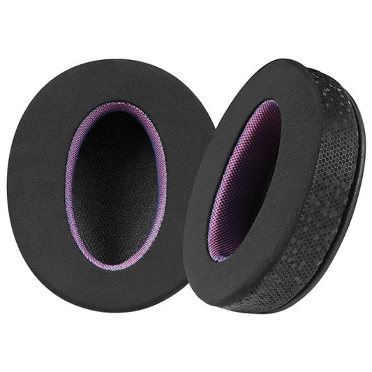 2pcs Magic Ice Skin Earphone Replacement Earpads Pads For Sony WH-CH710N / WH-CH720N(Black Purple) - Earmuff & Pad by buy2fix | Online Shopping UK | buy2fix