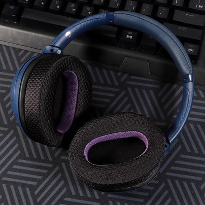 2pcs Breathable Mesh Earphone Replacement Earpads Pads For Sony WH-CH710N / WH-CH720N(Black Purple) - Earmuff & Pad by buy2fix | Online Shopping UK | buy2fix
