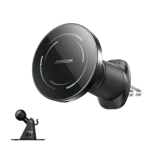 JOYROOM JR-ZS502 15W Magnetic Wireless Car Charger Holder(Black) - Wireless Charger Holders by JOYROOM | Online Shopping UK | buy2fix