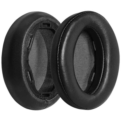 2pcs Lambskin Earphone Replacement Earpads Pads For Sony WH-H910N(Black) - Earmuff & Pad by buy2fix | Online Shopping UK | buy2fix