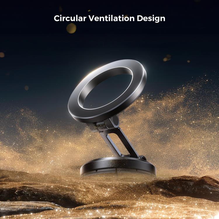 JOYROOM JR-ZS505 Foldable Magsafe Magnetic Car Phone Holder(Black) - Universal Car Holders by JOYROOM | Online Shopping UK | buy2fix