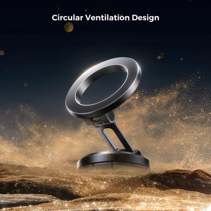 JOYROOM JR-ZS505 Foldable Magsafe Magnetic Car Phone Holder(Black) - Universal Car Holders by JOYROOM | Online Shopping UK | buy2fix