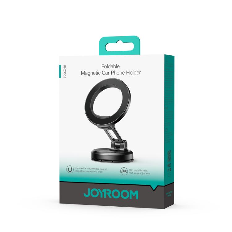 JOYROOM JR-ZS505 Foldable Magsafe Magnetic Car Phone Holder(Black) - Universal Car Holders by JOYROOM | Online Shopping UK | buy2fix
