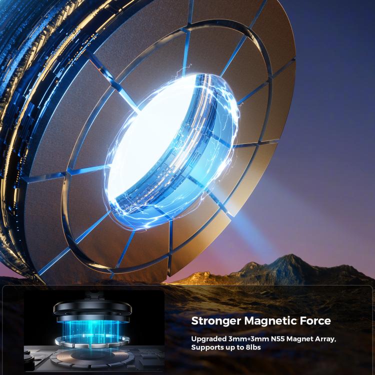 JOYROOM JR-ZS505 Foldable Magsafe Magnetic Car Phone Holder(Black) - Universal Car Holders by JOYROOM | Online Shopping UK | buy2fix