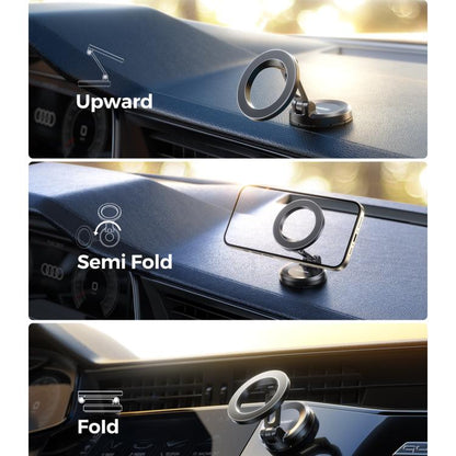 JOYROOM JR-ZS505 Foldable Magsafe Magnetic Car Phone Holder(Black) - Universal Car Holders by JOYROOM | Online Shopping UK | buy2fix