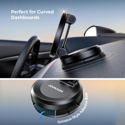 JOYROOM JR-ZS505 Foldable Magsafe Magnetic Car Phone Holder(Black) - Universal Car Holders by JOYROOM | Online Shopping UK | buy2fix