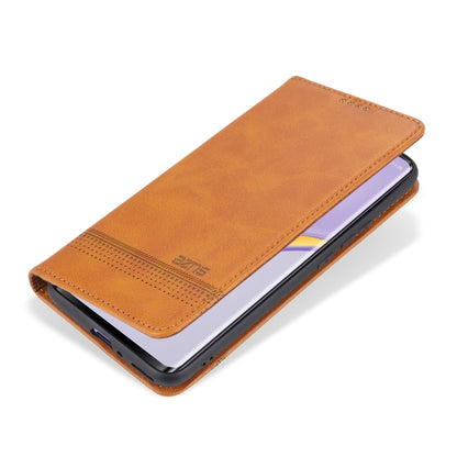 For Huawei Nova 7 AZNS Magnetic Calf Texture Horizontal Flip Leather Case with Card Slots & Holder & Wallet(Light Brown) - Huawei Cases by AZNS | Online Shopping UK | buy2fix