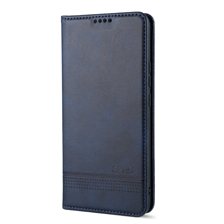 For Huawei Nova 7 SE AZNS Magnetic Calf Texture Horizontal Flip Leather Case with Card Slots & Holder & Wallet(Dark Blue) - Huawei Cases by AZNS | Online Shopping UK | buy2fix