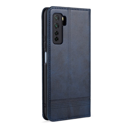 For Huawei Nova 7 SE AZNS Magnetic Calf Texture Horizontal Flip Leather Case with Card Slots & Holder & Wallet(Dark Blue) - Huawei Cases by AZNS | Online Shopping UK | buy2fix