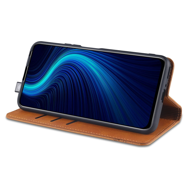 For Huawei Honor X10 AZNS Magnetic Calf Texture Horizontal Flip Leather Case with Card Slots & Holder & Wallet(Red) - Honor Cases by AZNS | Online Shopping UK | buy2fix