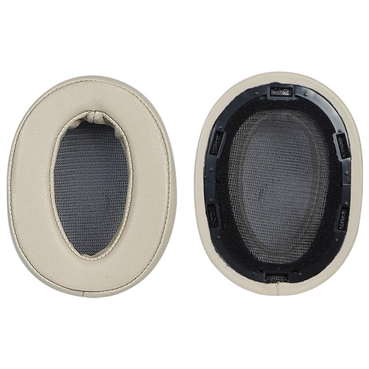 2pcs Lambskin Earphone Replacement Earpads Pads For Sony WH-H900N / MDR-100ABN(Gold) - Earmuff & Pad by buy2fix | Online Shopping UK | buy2fix