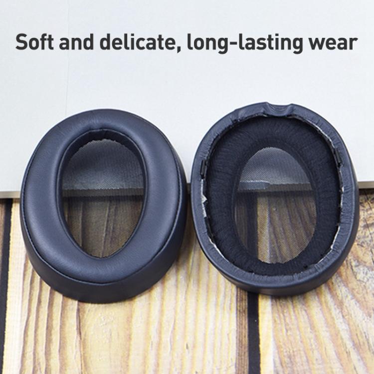 1 Pair Protein Leather Earphone Replacement Earpads Pads For Sony MDR-100A / MDR-100AAP / DR-H600A(Mint Green) - Earmuff & Pad by buy2fix | Online Shopping UK | buy2fix