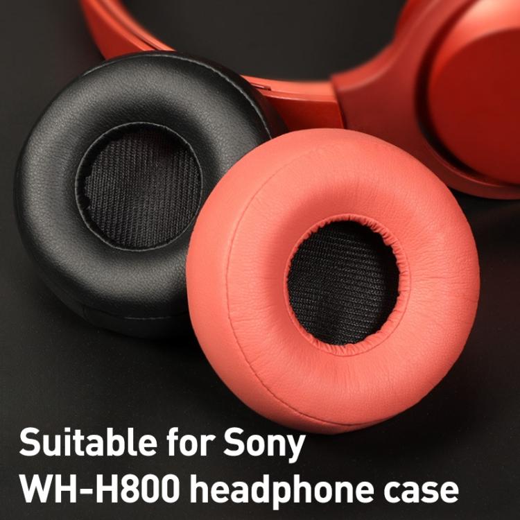2pcs Ice Silk Cloth Earphone Replacement Earpads Pads For Sony WH-H800(Blue) - Earmuff & Pad by buy2fix | Online Shopping UK | buy2fix