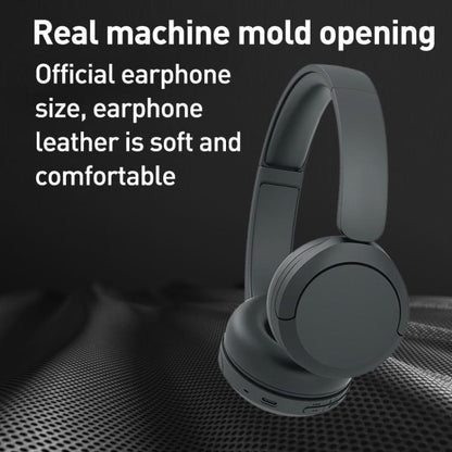 2pcs Protein Leather Earphone Replacement Earpads Pads For Sony WH-CH520(Grey) - Earmuff & Pad by buy2fix | Online Shopping UK | buy2fix