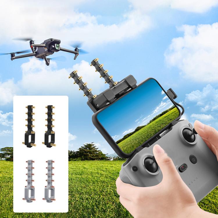For DJI Mavic 3 / Air 2 / Air 2S / Mini 2 BRDRC Remote Controller Copper Yagi-Uda Antenna Signal Enhancer(Black) - Others by BRDRC | Online Shopping UK | buy2fix