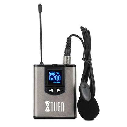 XTUGA A2 UHF Lavalier Headworn Wireless Microphone with Bodypack Transmitter(Black) - Microphone by XTUGA | Online Shopping UK | buy2fix