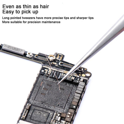MEGA-IEDA High Hard Non-magnetic Stainless Steel Repair Tweezers, Model:Short Tip - Tweezers by buy2fix | Online Shopping UK | buy2fix