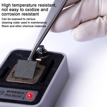 MEGA-IEDA High Hard Non-magnetic Stainless Steel Repair Tweezers, Model:Curved Tip - Tweezers by buy2fix | Online Shopping UK | buy2fix