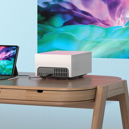 VIVIBRIGHT D7000 Lite 1920x1080P 550ANSI Screen Mirror Smart Projector, AU Plug(White) - LED Projector by VIVIBRIGHT | Online Shopping UK | buy2fix