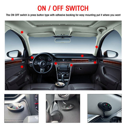 2pcs/Pack Car 70W High-power Matrix Eyes Work Light with Cable Set(Black) - Work Lights by buy2fix | Online Shopping UK | buy2fix