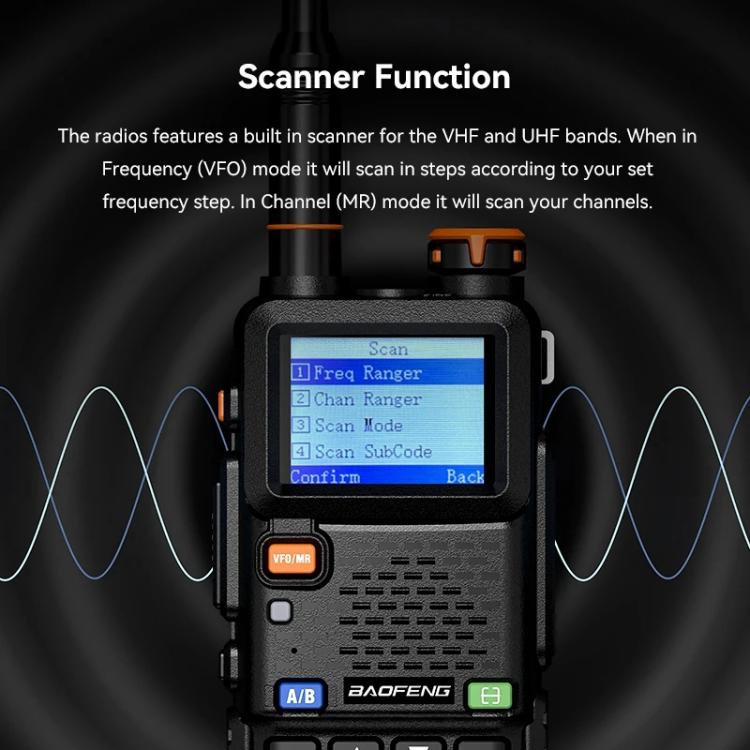 Baofeng 5RH PRO Handheld GPS/Beidou System Positioning Bluetooth Programmable Intercom, Plug:US Plug - Handheld Walkie Talkie by BAOFENG | Online Shopping UK | buy2fix