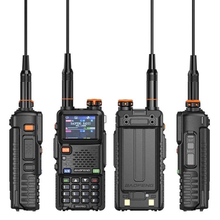 Baofeng 5RH PRO Handheld GPS/Beidou System Positioning Bluetooth Programmable Intercom, Plug:EU Plug - Handheld Walkie Talkie by BAOFENG | Online Shopping UK | buy2fix