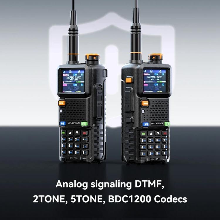 Baofeng 5RH PRO Handheld GPS/Beidou System Positioning Bluetooth Programmable Intercom, Plug:EU Plug - Handheld Walkie Talkie by BAOFENG | Online Shopping UK | buy2fix