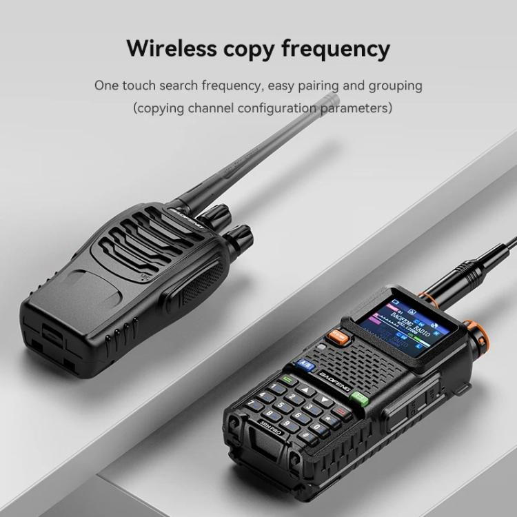 Baofeng 5RH PRO Handheld GPS/Beidou System Positioning Bluetooth Programmable Intercom, Plug:US Plug - Handheld Walkie Talkie by BAOFENG | Online Shopping UK | buy2fix