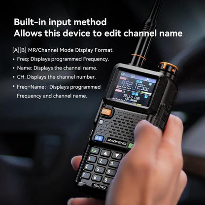 Baofeng 5RH PRO Handheld GPS/Beidou System Positioning Bluetooth Programmable Intercom, Plug:EU Plug - Handheld Walkie Talkie by BAOFENG | Online Shopping UK | buy2fix