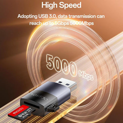 Yesido GS36 USB 3.0 TF Card Reader(Black) -  by Yesido | Online Shopping UK | buy2fix