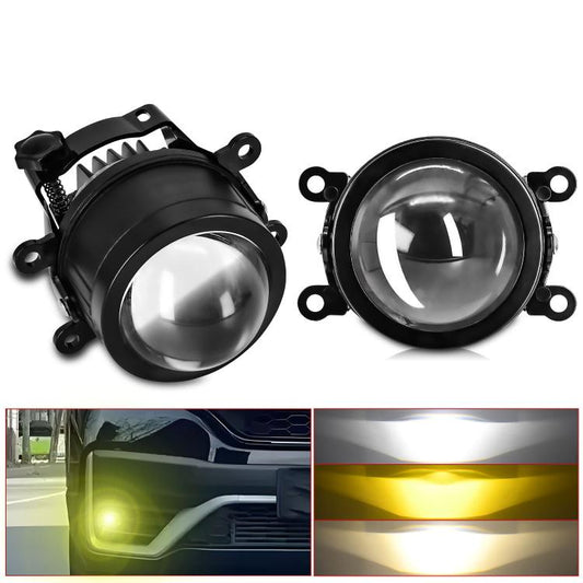 T09 2pcs/Pack 55W 3 inch High Power Dual Lens Fog Light, Type:Four-corner Universal - Fog / Driving Lights by buy2fix | Online Shopping UK | buy2fix