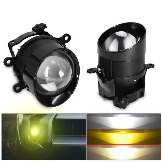 T09 2pcs/Pack 55W 3 inch High Power Dual Lens Fog Light, Type:Oblique Universal - Fog / Driving Lights by buy2fix | Online Shopping UK | buy2fix
