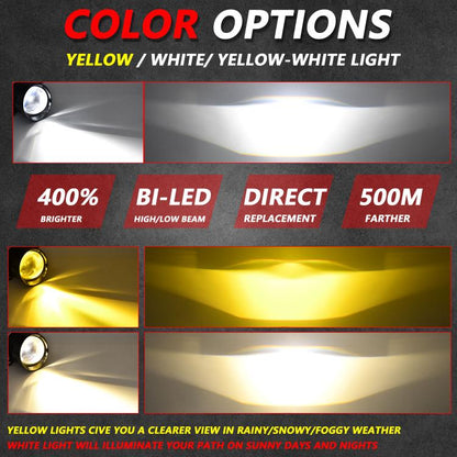 T09 2pcs/Pack 55W 3 inch High Power Dual Lens Fog Light, Type:Oblique Universal - Fog / Driving Lights by buy2fix | Online Shopping UK | buy2fix