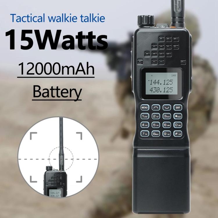 Baofeng AR-152 1.77 inch LCD FM Handheld Walkie Talkie, Plug:EU Plug(Black) - Handheld Walkie Talkie by BAOFENG | Online Shopping UK | buy2fix