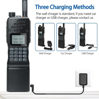 Baofeng AR-152 1.77 inch LCD FM Handheld Walkie Talkie, Plug:EU Plug(Black) - Handheld Walkie Talkie by BAOFENG | Online Shopping UK | buy2fix