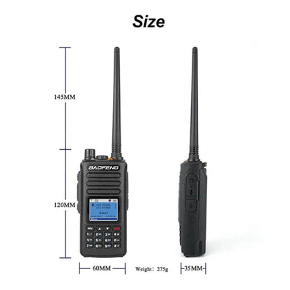 Baofeng DM-1702 1.77 inch Color Screen Handheld Digital Walkie Talkie, Plug:EU Plug - Handheld Walkie Talkie by BAOFENG | Online Shopping UK | buy2fix