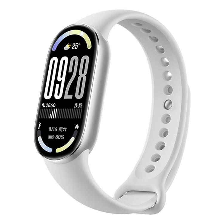 Original Xiaomi Smart Band 10, 1.72 inch AMOLED Screen 5ATM Waterproof Smart Watch, Support Blood Oxygen / Heart Rate Monitor(Silver) - Wearable Devices by Xiaomi | Online Shopping UK | buy2fix