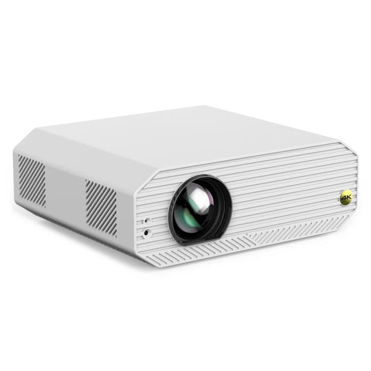VIVIBRIGHT K5000SE 1920x1080P 1800ANSI Android 9.0 Screen Mirror Smart Projector, AU Plug(White)