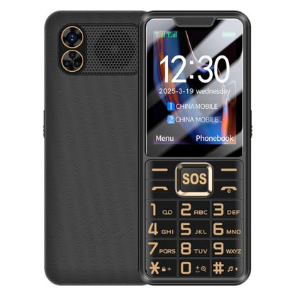 K3 2G Keypad Phone, 2.4 inch, LED Flashlight, Big Keyboard Big Fonts, SOS, Network: 2G, Dual SIM, Plug:US Plug(Black) - Others by buy2fix | Online Shopping UK | buy2fix