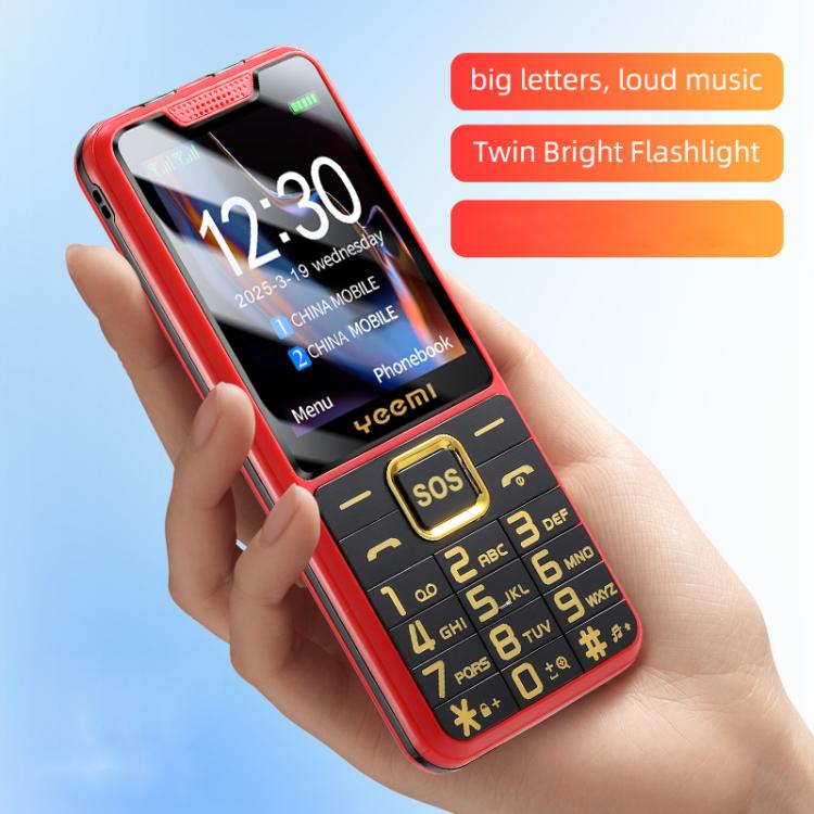 K3 2G Keypad Phone, 2.4 inch, LED Flashlight, Big Keyboard Big Fonts, SOS, Network: 2G, Dual SIM, Plug:US Plug(Black) - Others by buy2fix | Online Shopping UK | buy2fix