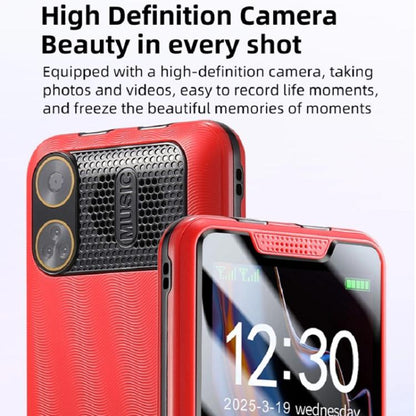 K3 2G Keypad Phone, 2.4 inch, LED Flashlight, Big Keyboard Big Fonts, SOS, Network: 2G, Dual SIM, Plug:US Plug(Red) - Others by buy2fix | Online Shopping UK | buy2fix