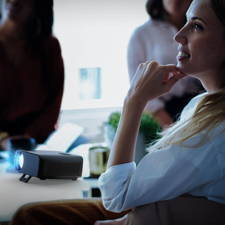 VIVIBRIGHT F10 Lite 1920x1080P 250ANSI Screen Mirroring Smart Projector, US Plug(Black) - LED Projector by VIVIBRIGHT | Online Shopping UK | buy2fix