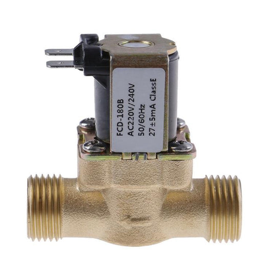 AC 220V Copper Four-point Solenoid Valve, Pressurized Water Inlet Valve, Solar Water Heater Valve - Water Heaters Parts by buy2fix | Online Shopping UK | buy2fix