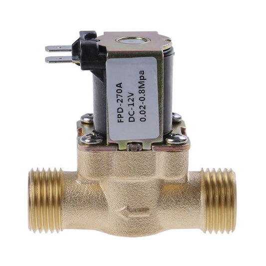 DC 12V Copper Four-point Solenoid Valve, Pressurized Water Inlet Valve, Solar Water Heater Valve - Water Heaters Parts by buy2fix | Online Shopping UK | buy2fix