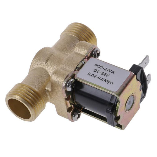 AC 220V Copper Four-point Solenoid Valve, Pressurized Water Inlet Valve, Solar Water Heater Valve - Water Heaters Parts by buy2fix | Online Shopping UK | buy2fix
