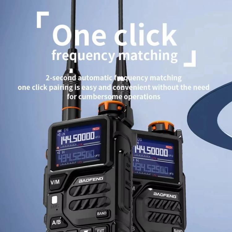 Baofeng K5 PLUS Dual-watch Dual-standby FM Handheld Analog Walkie Talkie, Plug:EU Plug - Handheld Walkie Talkie by BAOFENG | Online Shopping UK | buy2fix